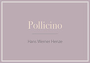 Pollicino – Musiktheater im Gespräch
